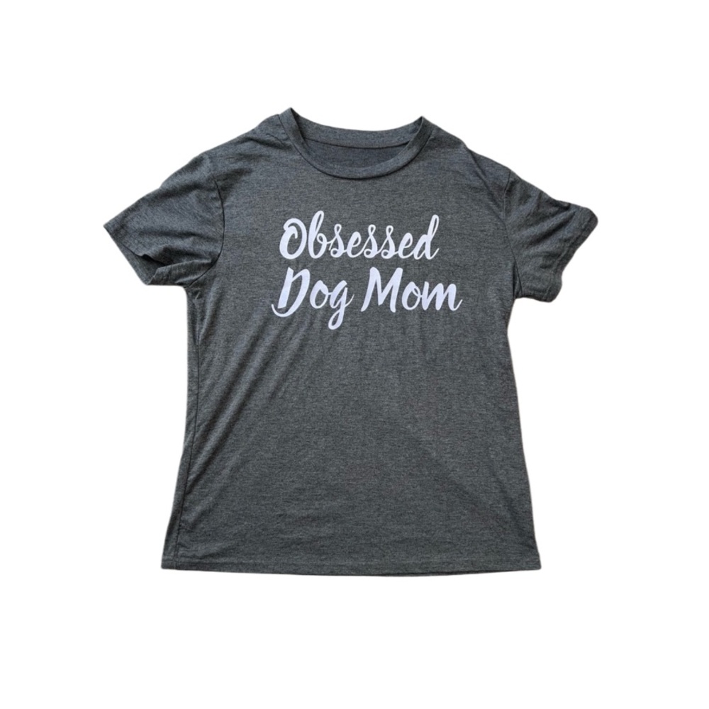 Grey Dog Mom T-Shirt